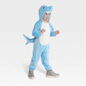 Toddler Shark Halloween Costume Jumpsuit 18-24M Cozy, Plush, Zippered